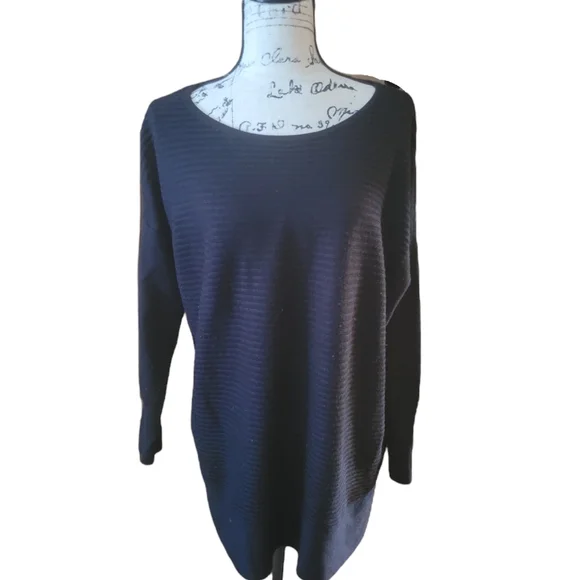 Alfani extra large Black long sleeve sweater 18 20 - Picture 1 of 3